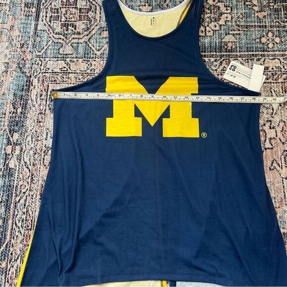 FOCO USA Michigan Wolverines Womens Tie-Breaker Sleeveless Top NWT Size Medium - Picture 11 of 13